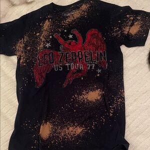 Led Zeppelin US Tour '77 Black T-Shirt